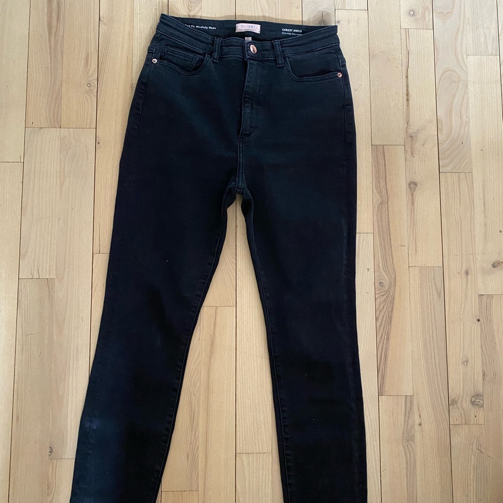 DL1961 Marianna Hewitt black denim jeans